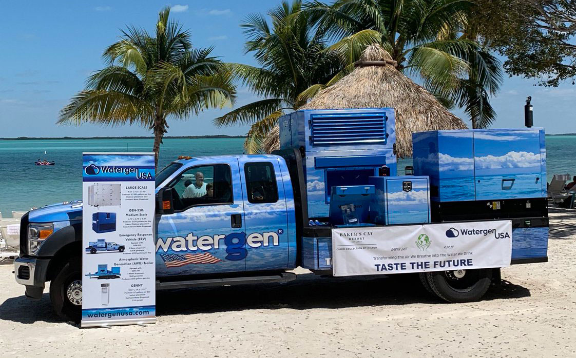 Earth Day event in the Florida Keys highlights making clean drinking water from the air