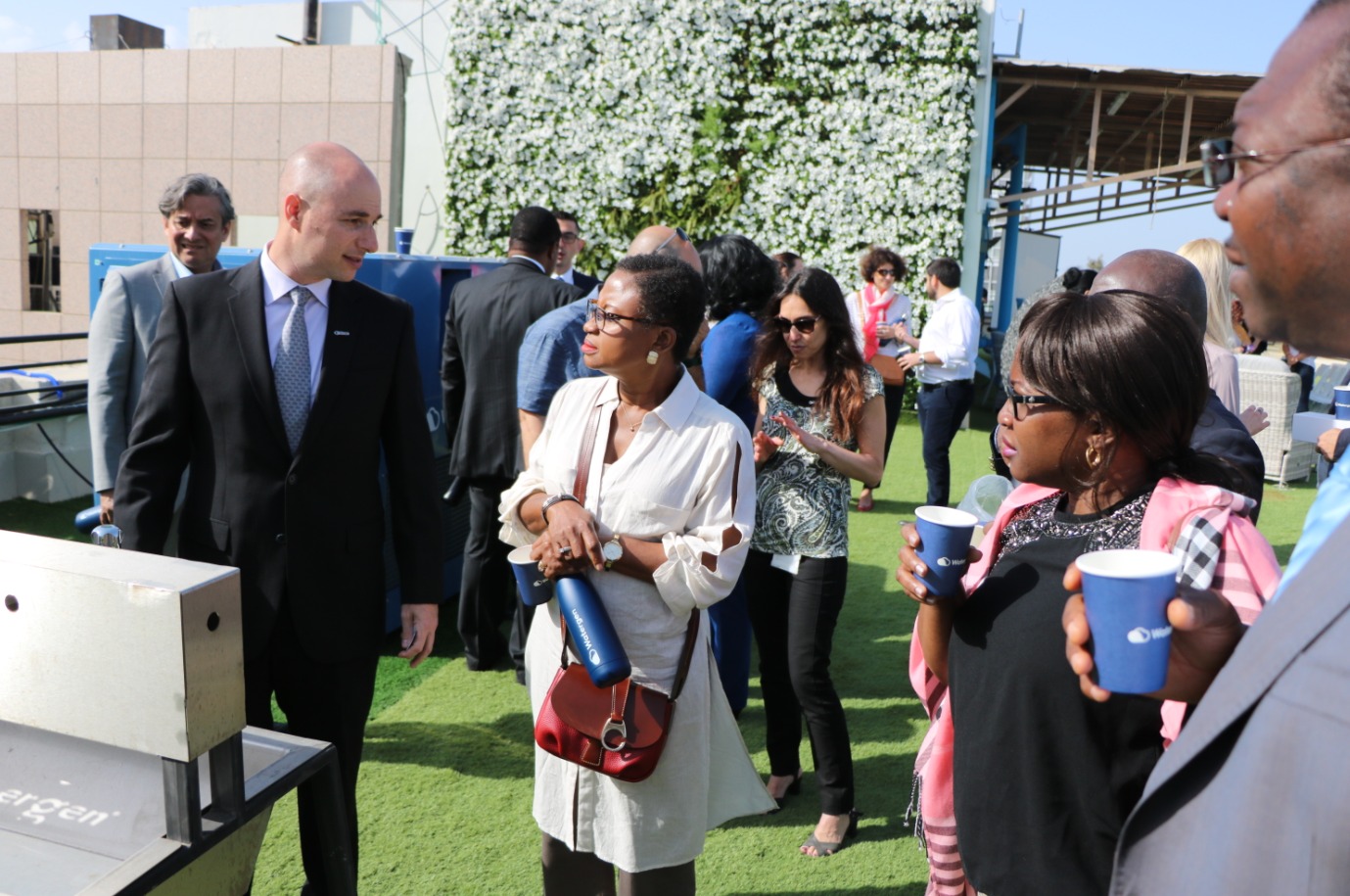 Delegation of UN Ambassadors See, Hear and Taste From Watergen’s Life-Saving Technology