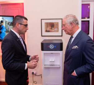 HRH Prince Charles introduced to Watergen technology during visit to Israel